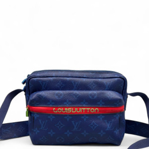 Louis Vuitton Trio Messenger Bag Monogram Blue Red Green