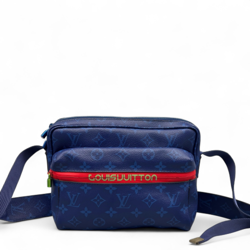 Louis Vuitton Trio Messenger Bag Monogram Blue Red Green