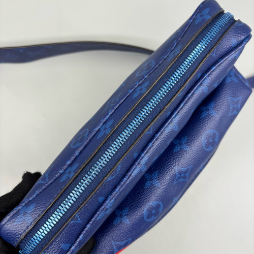 Louis Vuitton Trio Messenger Bag Monogram Blue Red Green