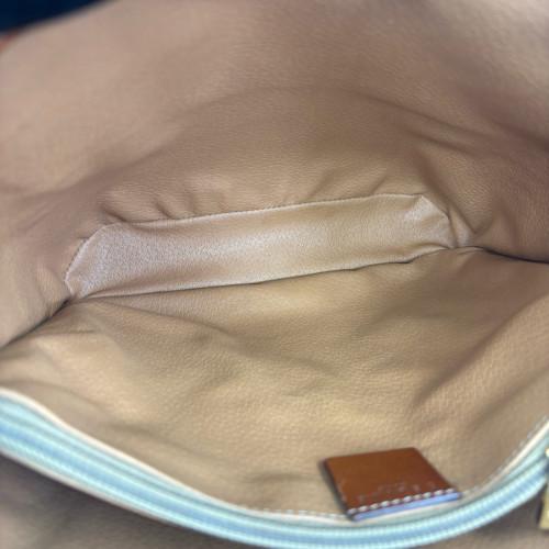 Celine Triomphe Basket Tote Triomphe Calfskin Brown