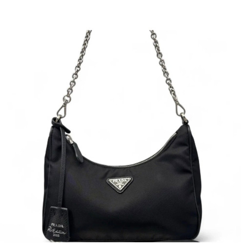 Prada Re-Edition 2005 Shoulder Bag Tessuto Nylon Black