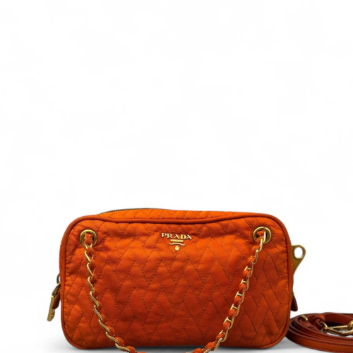 Prada Camera Case Tessuto Nylon Orange