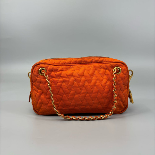 Prada Camera Case Tessuto Nylon Orange