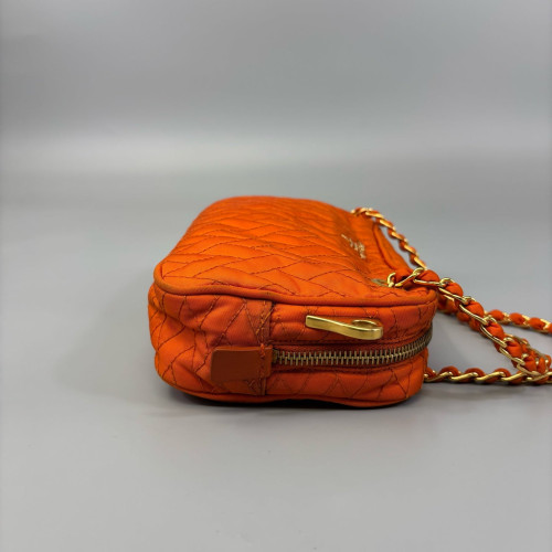 Prada Camera Case Tessuto Nylon Orange