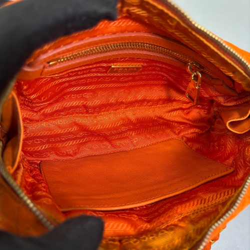 Prada Camera Case Tessuto Nylon Orange