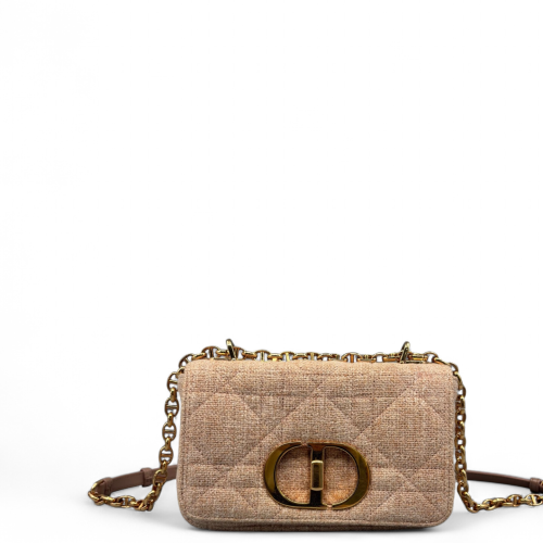 Dior Small Caro Bag Canvas Pink Dior Small Caro Bag Canvas Pink