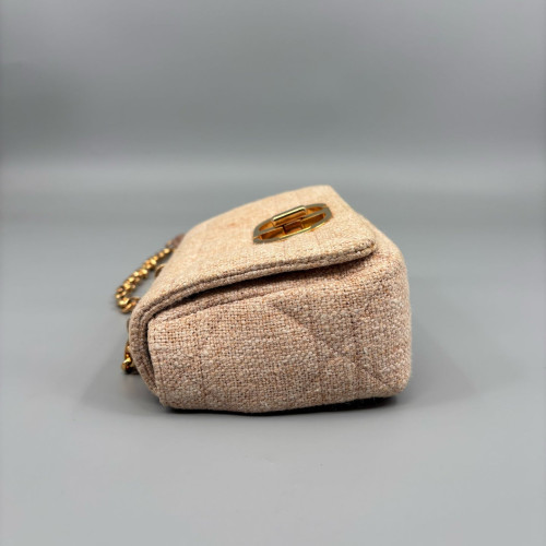 Dior Small Caro Bag Canvas Pink Dior Small Caro Bag Canvas Pink