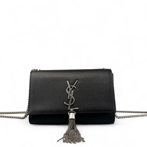 Yves Saint Laurent Small Kate Corssbody Bag Shiny Caviar Calfskin Black