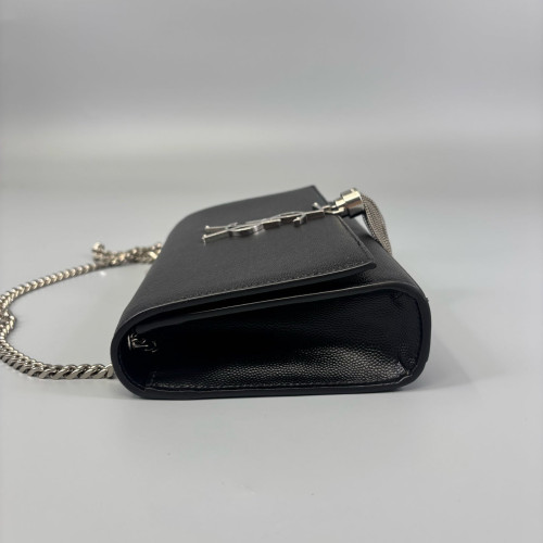 Yves Saint Laurent Small Kate Corssbody Bag Shiny Caviar Calfskin Black
