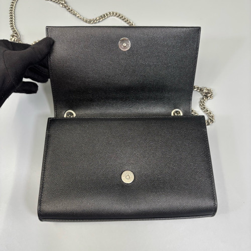 Yves Saint Laurent Small Kate Corssbody Bag Shiny Caviar Calfskin Black