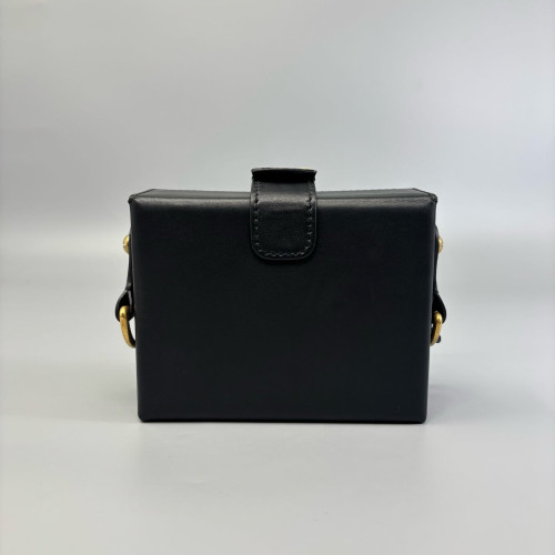 Dior Dioraddict Lockbox Shoulder Bag Calfskin Black Dior Dioraddict Lockbox Shoulder Bag Calfskin Black