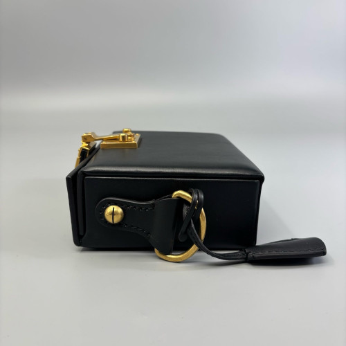 Dior Dioraddict Lockbox Shoulder Bag Calfskin Black Dior Dioraddict Lockbox Shoulder Bag Calfskin Black