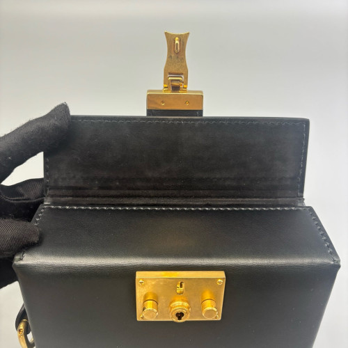 Dior Dioraddict Lockbox Shoulder Bag Calfskin Black Dior Dioraddict Lockbox Shoulder Bag Calfskin Black