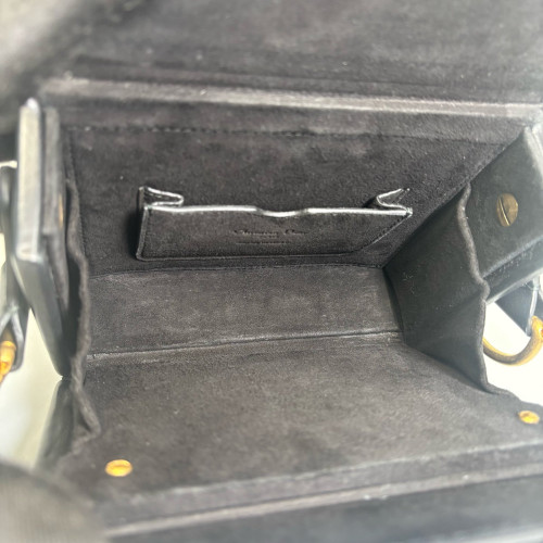 Dior Dioraddict Lockbox Shoulder Bag Calfskin Black Dior Dioraddict Lockbox Shoulder Bag Calfskin Black