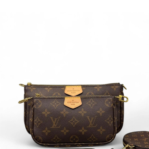 Louis Vuitton Multi Pochette Accessories Monogram Brown