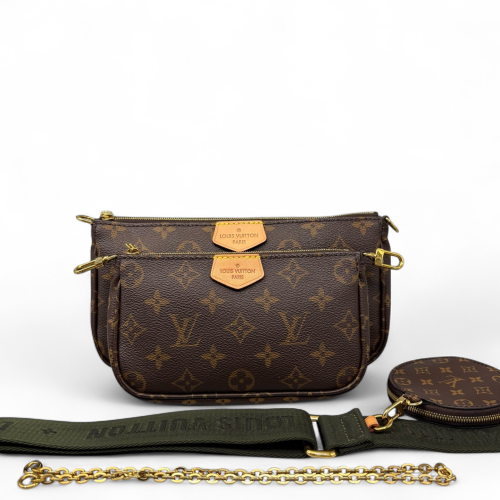 Louis Vuitton Multi Pochette Accessories Monogram Brown