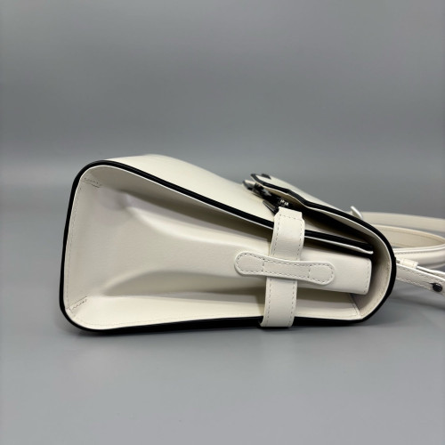 Delvaux Tempete MM Smooth Calfskin White