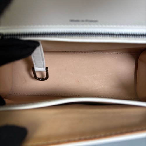 Delvaux Tempete MM Smooth Calfskin White