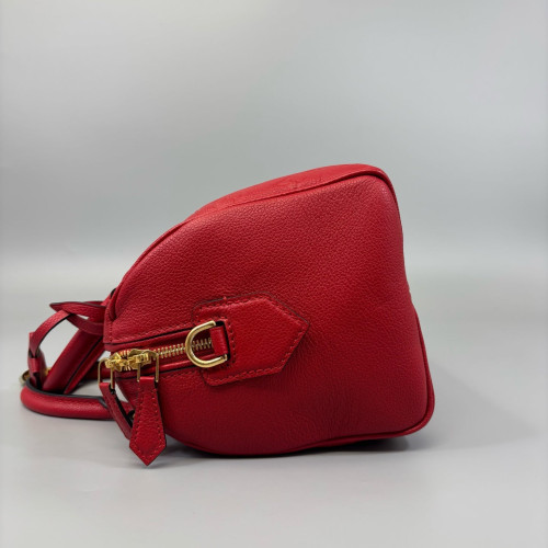 Louis Vuitton Speedy Bandouliere 25 Monogram Empreinte Red