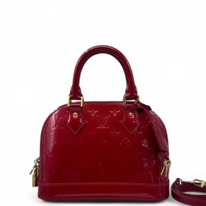 Louis Vuitton Alma BB Vernis Red