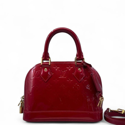 Louis Vuitton Alma BB Vernis Red
