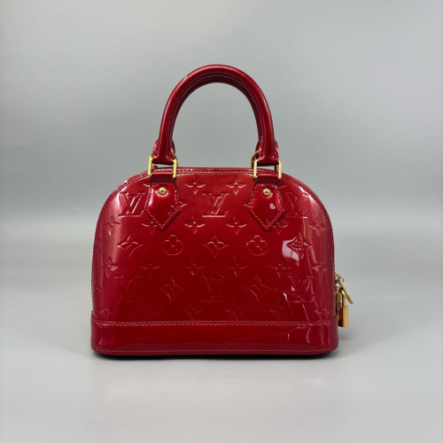 Louis Vuitton Alma BB Vernis Red