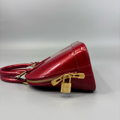 Louis Vuitton Alma BB Vernis Red