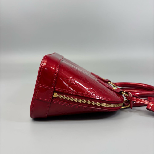 Louis Vuitton Alma BB Vernis Red