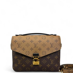 Louis Vuitton Pochette Metis Reverse Monogram Brown Louis Vuitton Pochette Metis Reverse Monogram Brown