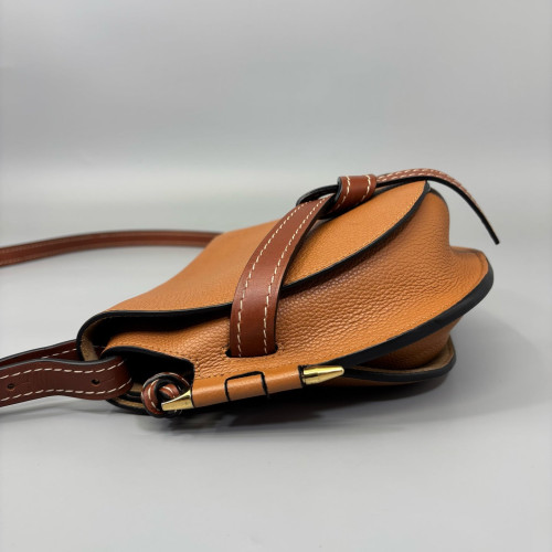 Loewe Small Gate Grained Calfskin Brown Tan Loewe Small Gate Grained Calfskin Brown Tan