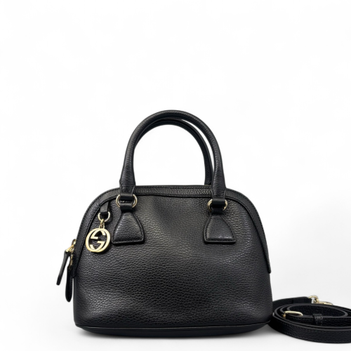 Gucci Dome Grained Calfskin Black Gucci Dome Grained Calfskin Black
