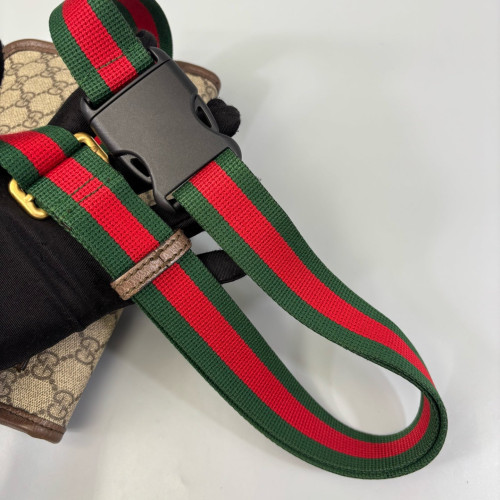 Gucci Neo Vintage Belt Bag GG Monogram Beige Brown Green