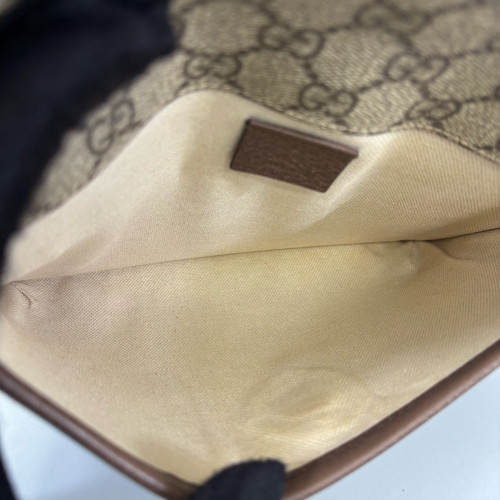 Gucci Neo Vintage Belt Bag GG Monogram Beige Brown Green