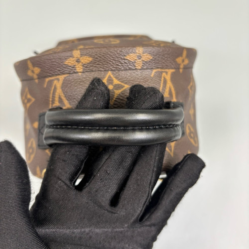 Louis Vuitton Palm Springs Backpack Mini Monogram Brown Black