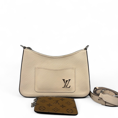 Louis Vuitton Marelle Handbag Epi White
