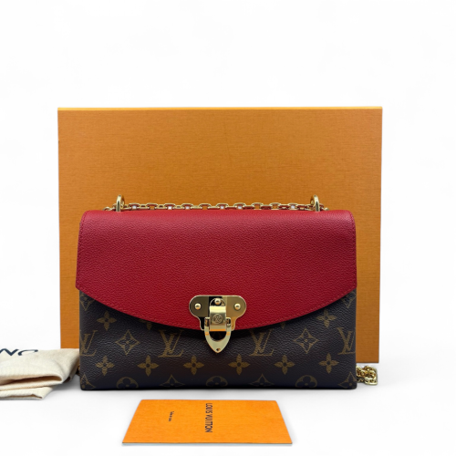 Louis Vuitton Saint Placide Monogram Brown Red