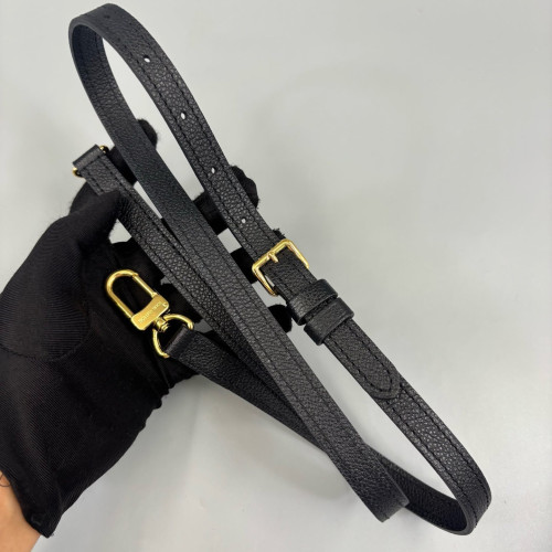 Louis Vuitton Nano Speedy Bandouliere Monogram Empreinte Black