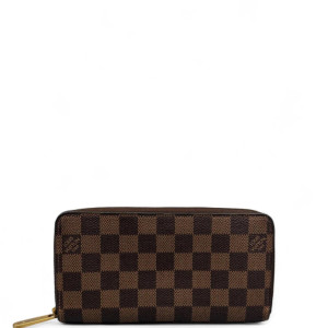 Louis Vuitton Zippy Wallet Damier Ebene Brown