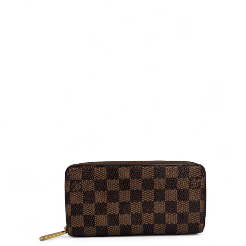 Louis Vuitton Zippy Wallet Damier Ebene Brown