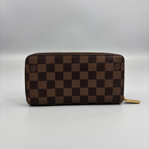 Louis Vuitton Zippy Wallet Damier Ebene Brown