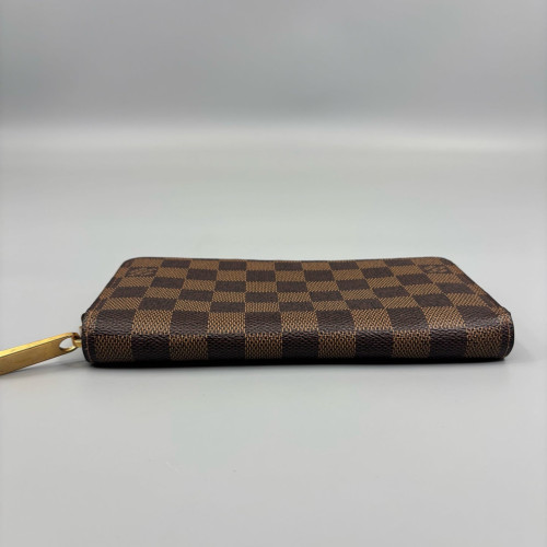 Louis Vuitton Zippy Wallet Damier Ebene Brown