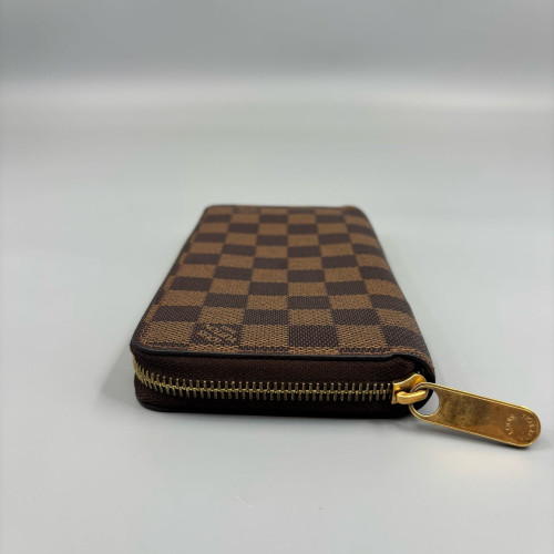 Louis Vuitton Zippy Wallet Damier Ebene Brown
