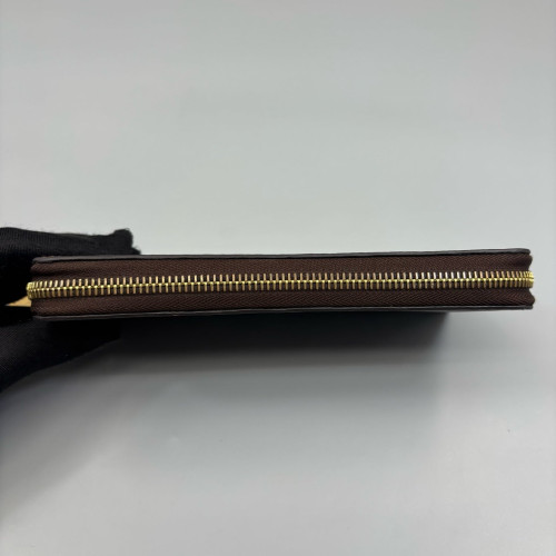 Louis Vuitton Zippy Wallet Damier Ebene Brown