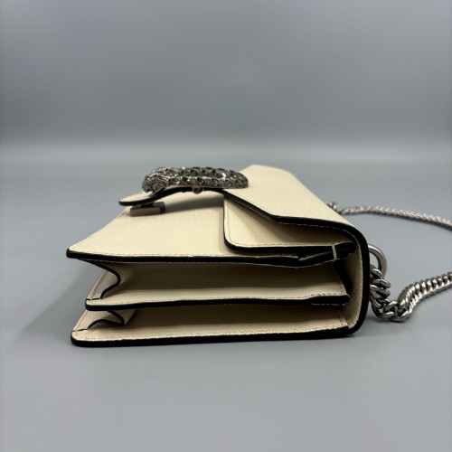Gucci Crystal Embellished Meium Dionysus Calfskin Beige Gucci Crystal Embellished Meium Dionysus Calfskin Beige