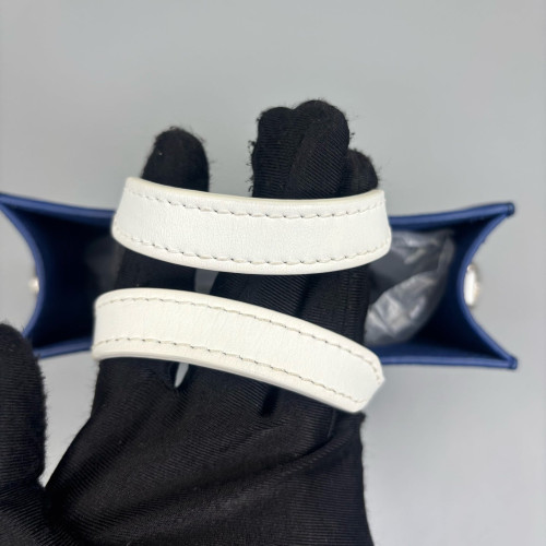 Louis Vuitton Sac Plat Xs Calfskin Blue White