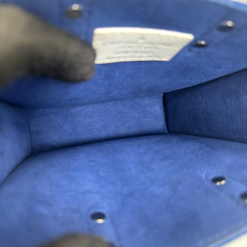 Louis Vuitton Sac Plat Xs Calfskin Blue White