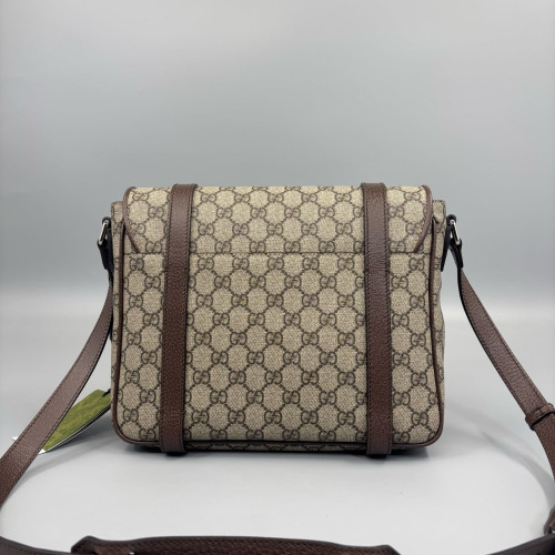 Gucci Messenger GG Supreme Monogram Brown Gucci Messenger GG Supreme Monogram Brown