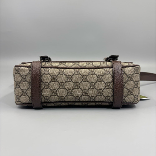 Gucci Messenger GG Supreme Monogram Brown Gucci Messenger GG Supreme Monogram Brown