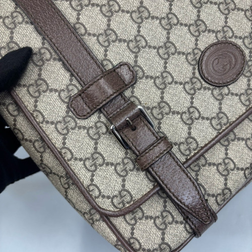 Gucci Messenger GG Supreme Monogram Brown Gucci Messenger GG Supreme Monogram Brown