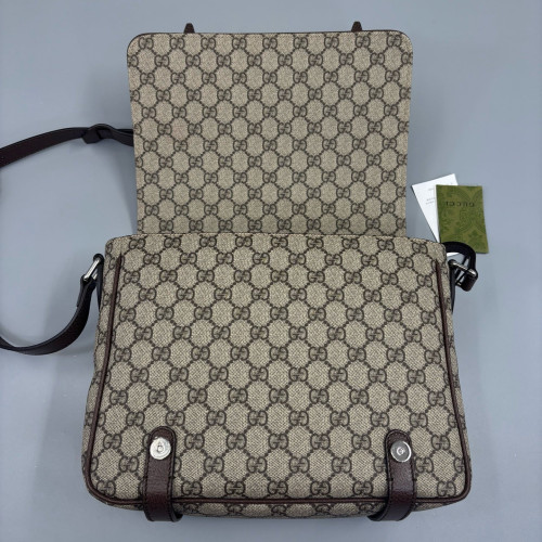 Gucci Messenger GG Supreme Monogram Brown Gucci Messenger GG Supreme Monogram Brown